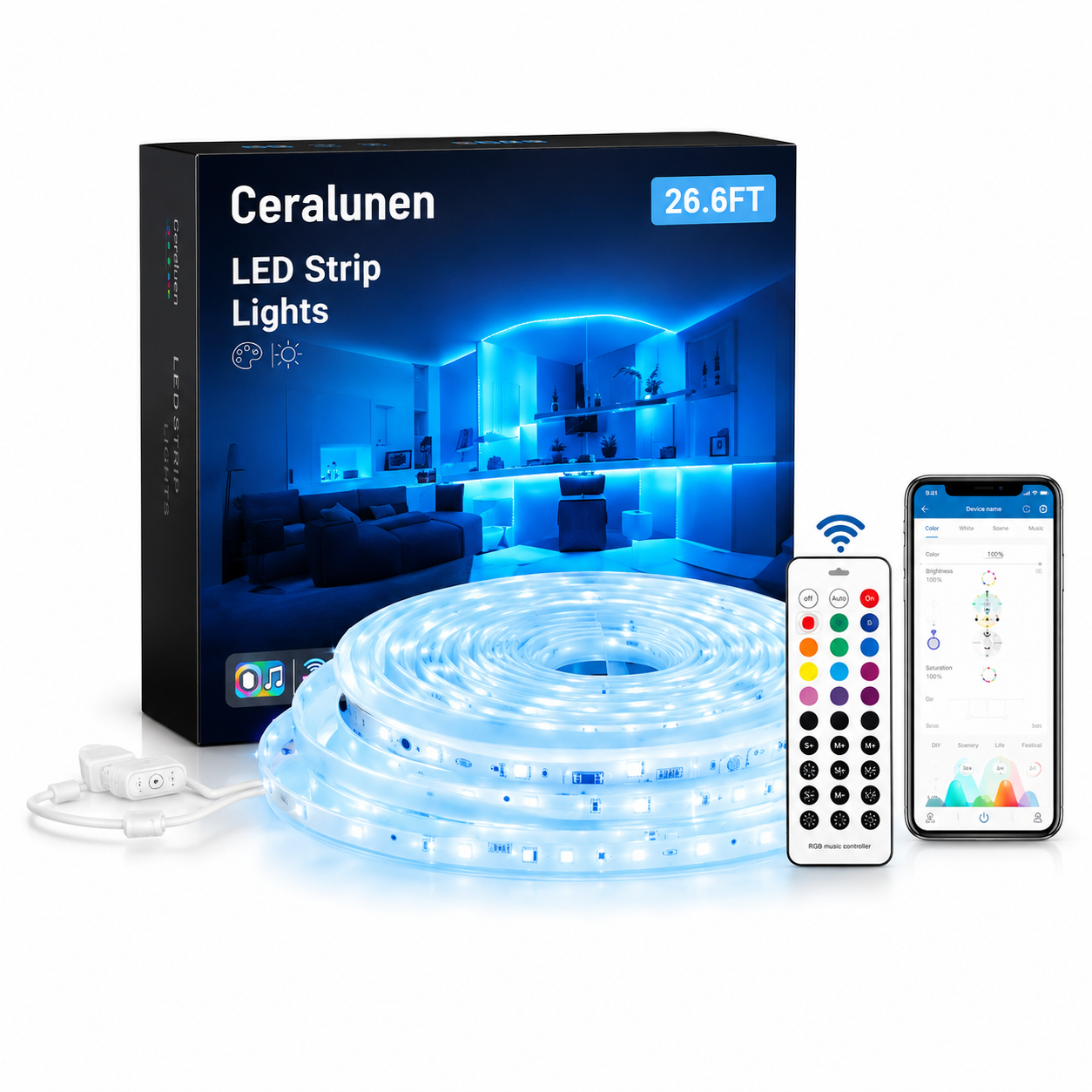 Ceralunen™ VistaHue Outdoor RGB Light System