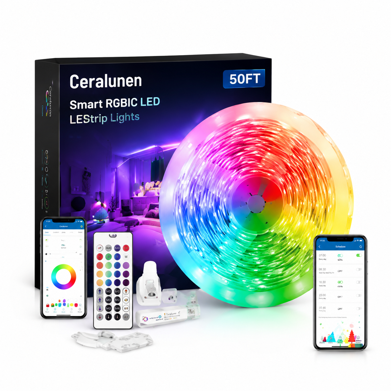 Ceralunen™ PrismHalo Smart RGB Light Strip